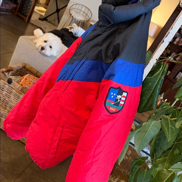 Ralph Lauren Other - Vintage 80s 90s POLO Ralph Lauren Suicide Ski Down Puffer Jacket XL 100% COTTON